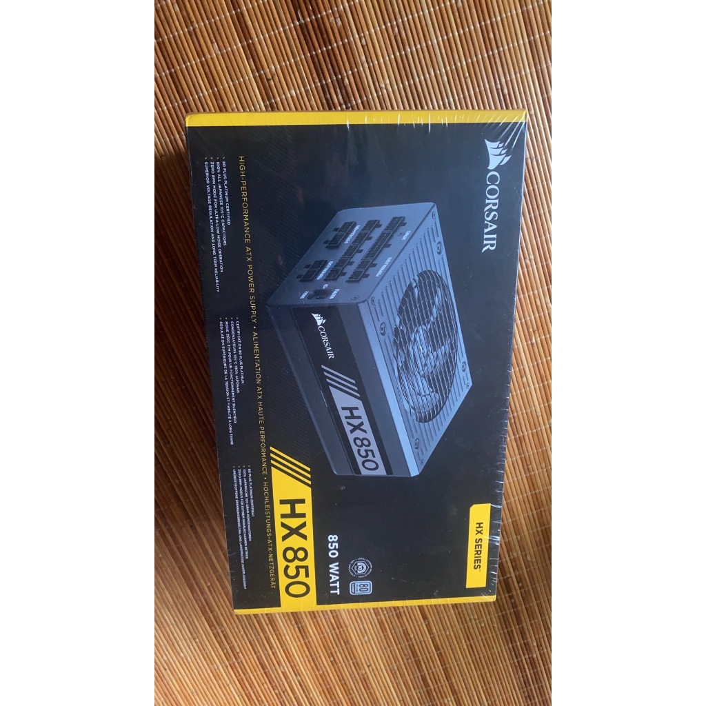 保固內  CORSAIR海盜船 HX850 80Plus白金牌 電源供應器 850W