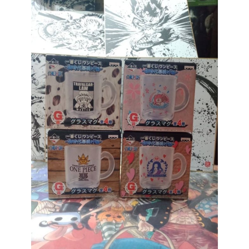 柴寶趣 G賞 羅 喬巴 千陽號 女帝 玻璃杯 正版 景品 一番賞 海賊王 航海王 B12