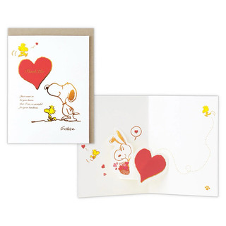 《現貨》日本Hallmark Snoopy 立體感謝卡片