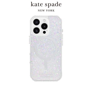 【kate spade】iPhone 16系列 Magsafe 精品磁吸防摔殼 銀河星鑽