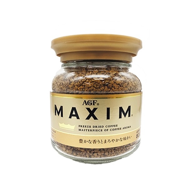 AGF MAXIM即溶咖啡(金罐) 80g【Donki日本唐吉訶德】箴言金咖啡