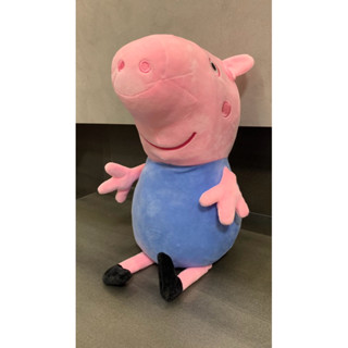 【二手良品免運】佩佩豬/小豬佩奇/粉紅豬小妹/Pegga Pig中型布偶/娃娃/絨毛玩偶/填充玩具～九成新