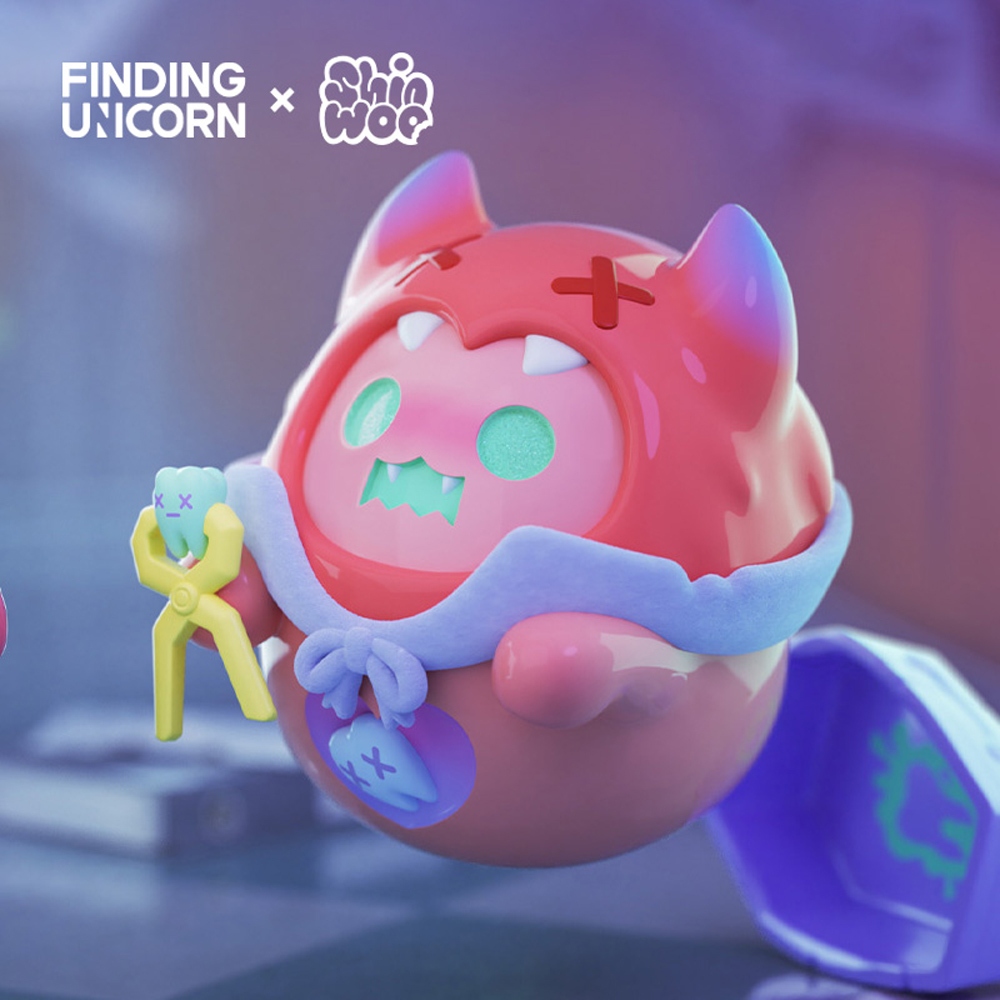 Shinwoo幽靈熊 吸血鬼糖果屋系列公仔盒玩(單入隨機款)