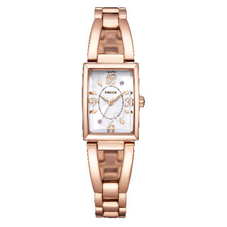 CITIZEN 星辰錶 NEW WICCA 公主系列 KF7-562-21 臺灣限定太陽能方形時尚腕錶17.5x24mm