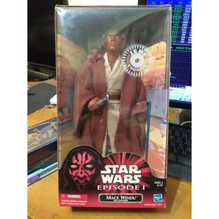 出清特價 一盒 680~絕版 日本帶回..星際大戰 Star Wars 魅使 雲度大師 MACE WINDU 有老化現象