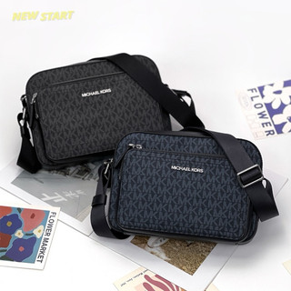 【New START精品服飾-員林】現貨 Michael Kors MK 前拉鍊 相機包 斜揹包 男生包包 男款