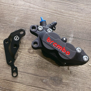 [CLBCU 蜂鳥 SYM]對四卡鉗 卡鉗套餐 黑底紅字 灰底紅字 B牌卡鉗 BREMBO 安全 剎車提升 CF 前卡鉗