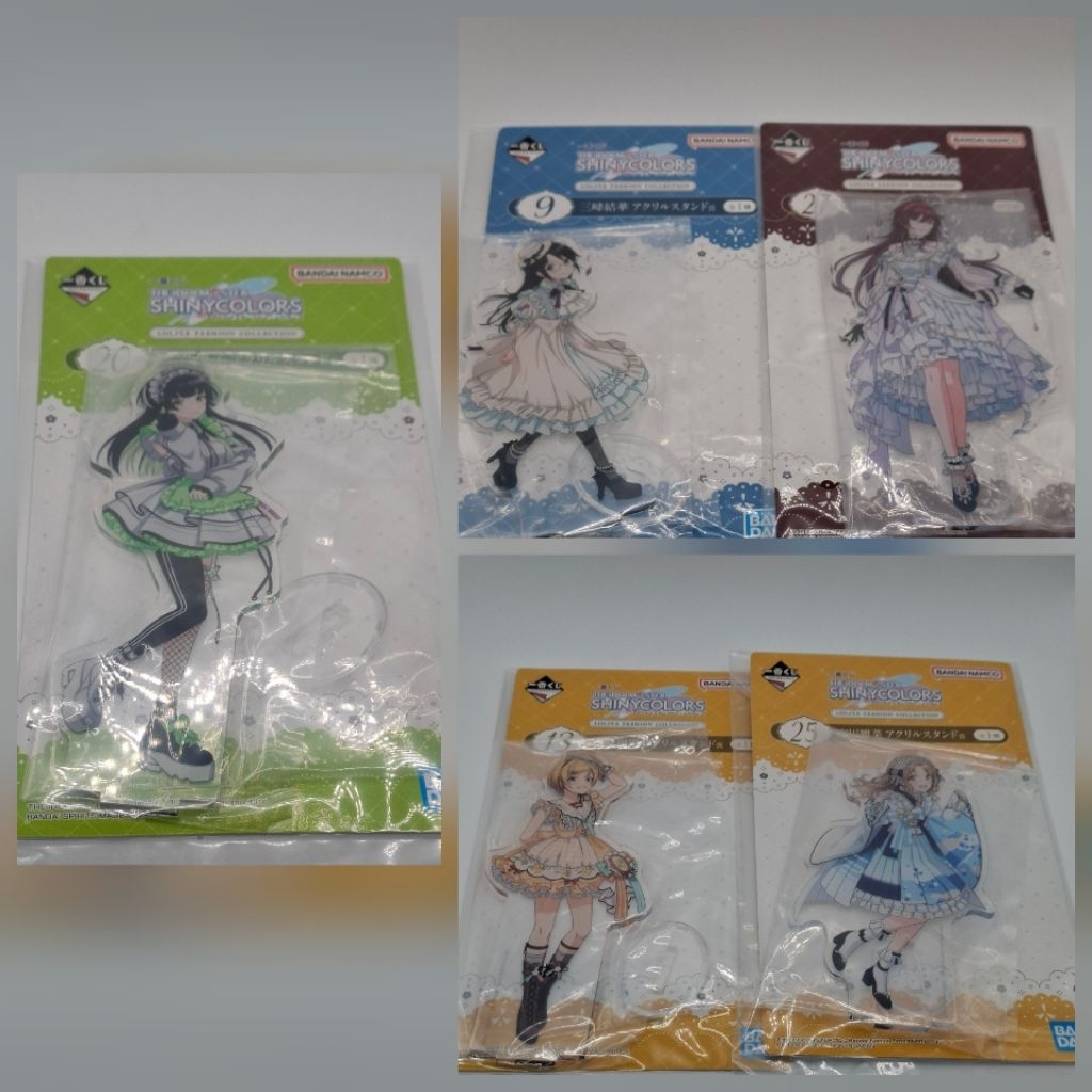 偶像大師 閃耀色彩一番賞 ノクチル noctchill 緋田美琴 三峰結華 市川雛菜 西城樹里 黛 冬優子 立牌 全新