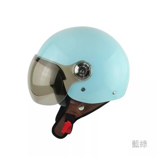 華泰 安全帽 K-808 素色 飛行帽 騎士帽 藍綠 半罩 全拆洗 比帽王