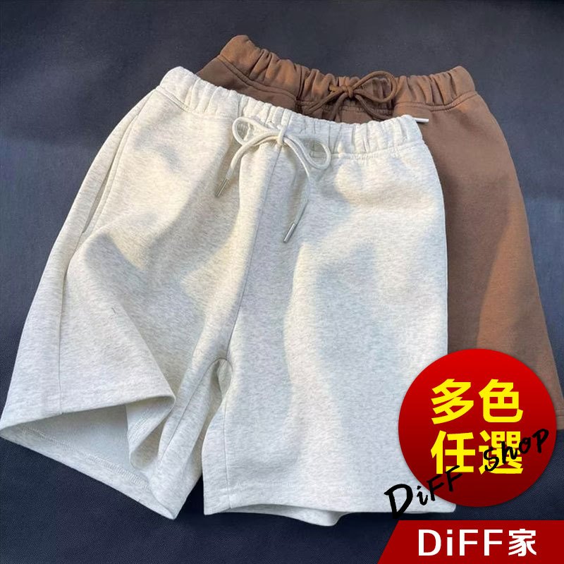 【DIFF】韓版寬鬆休閒運動褲 五分褲 運動短褲 短褲男 男裝 褲子男 休閒褲 休閒短褲 運動褲 有大尺碼【P381】