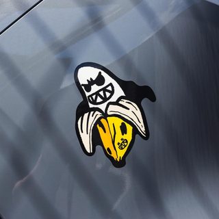 超級香蕉/Super TW/車貼、軟磁 SunBrother孫氏兄弟 3M 反光貼紙 防水貼紙 車貼貼紙 軟性磁貼