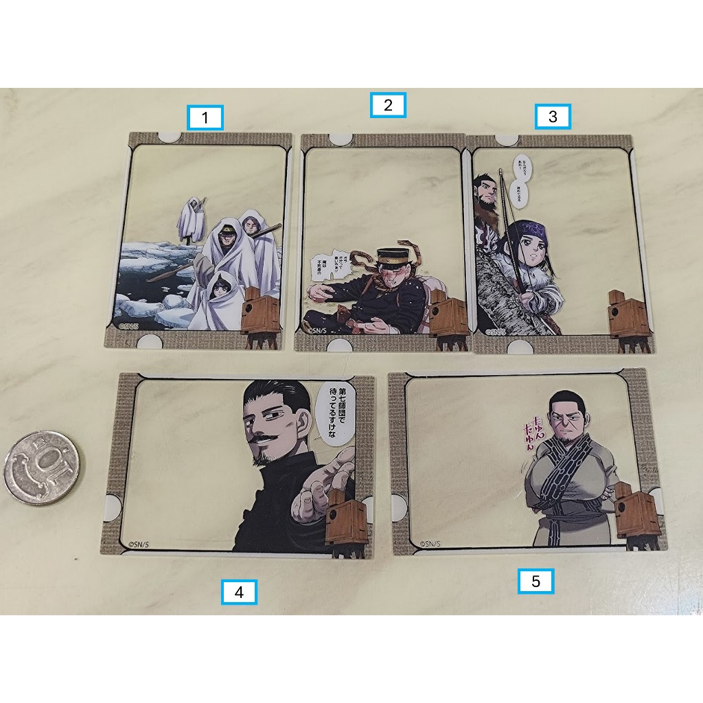 [睡睡蛙小池] 黃金神威 壓克力 透卡 SNS風 杉元佐一 鶴見中尉 阿席莉帕 月島基 原畫 展覽 SNS