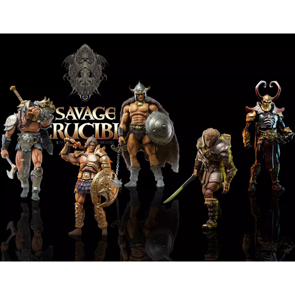 【杯麵宅品】現貨! 先兆工作室 野蠻熔爐 第2波 1/12 野蠻人系列 可選