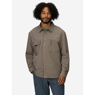 Marmot Aeroform 男款快乾透氣長袖襯衫外套 M16047-24377 Claystone