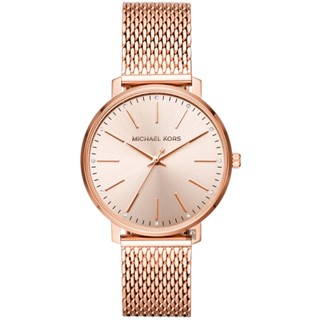 Michael Kors Pyper 紐約時尚女錶 送禮推薦-玫瑰金x米蘭帶/38mm MK4340