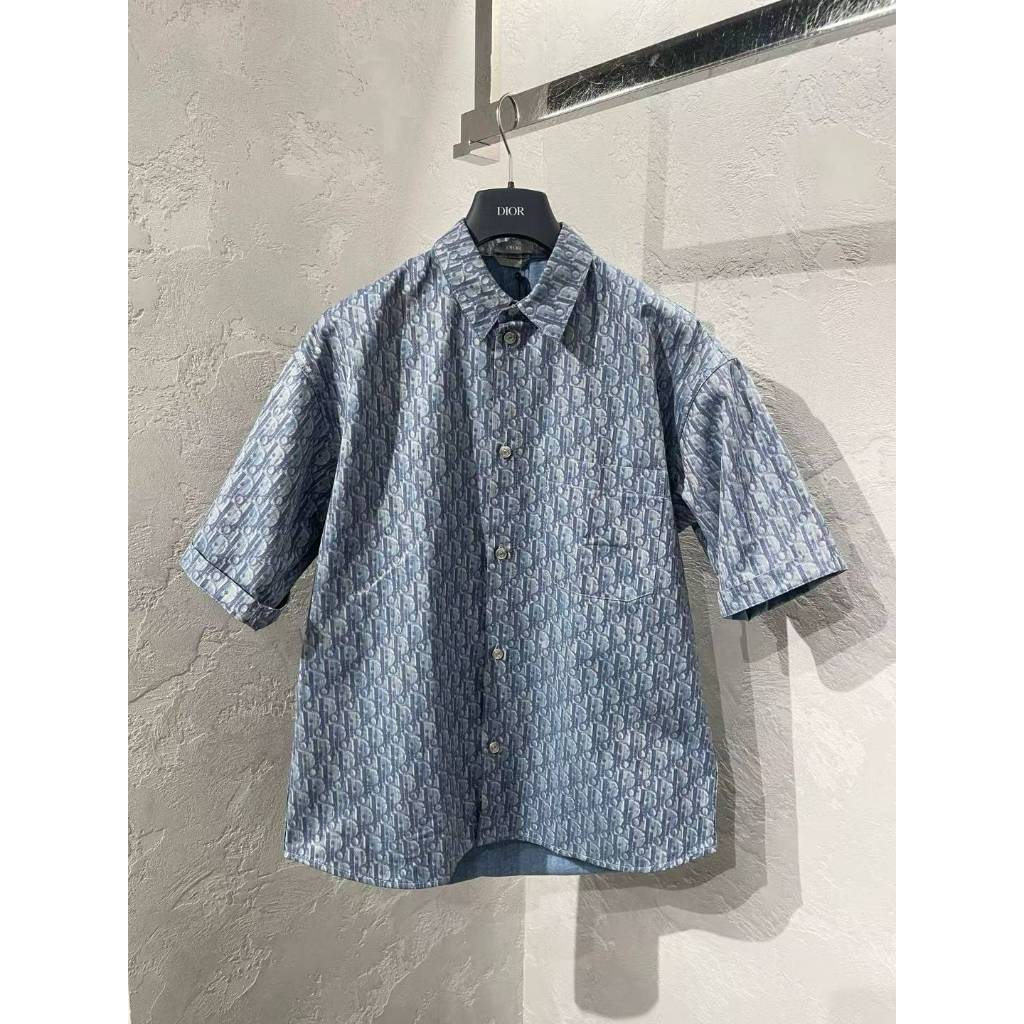 ♚KK SHOP♚ 預購 DIOR 短袖襯衫 593D593A3016_C585
