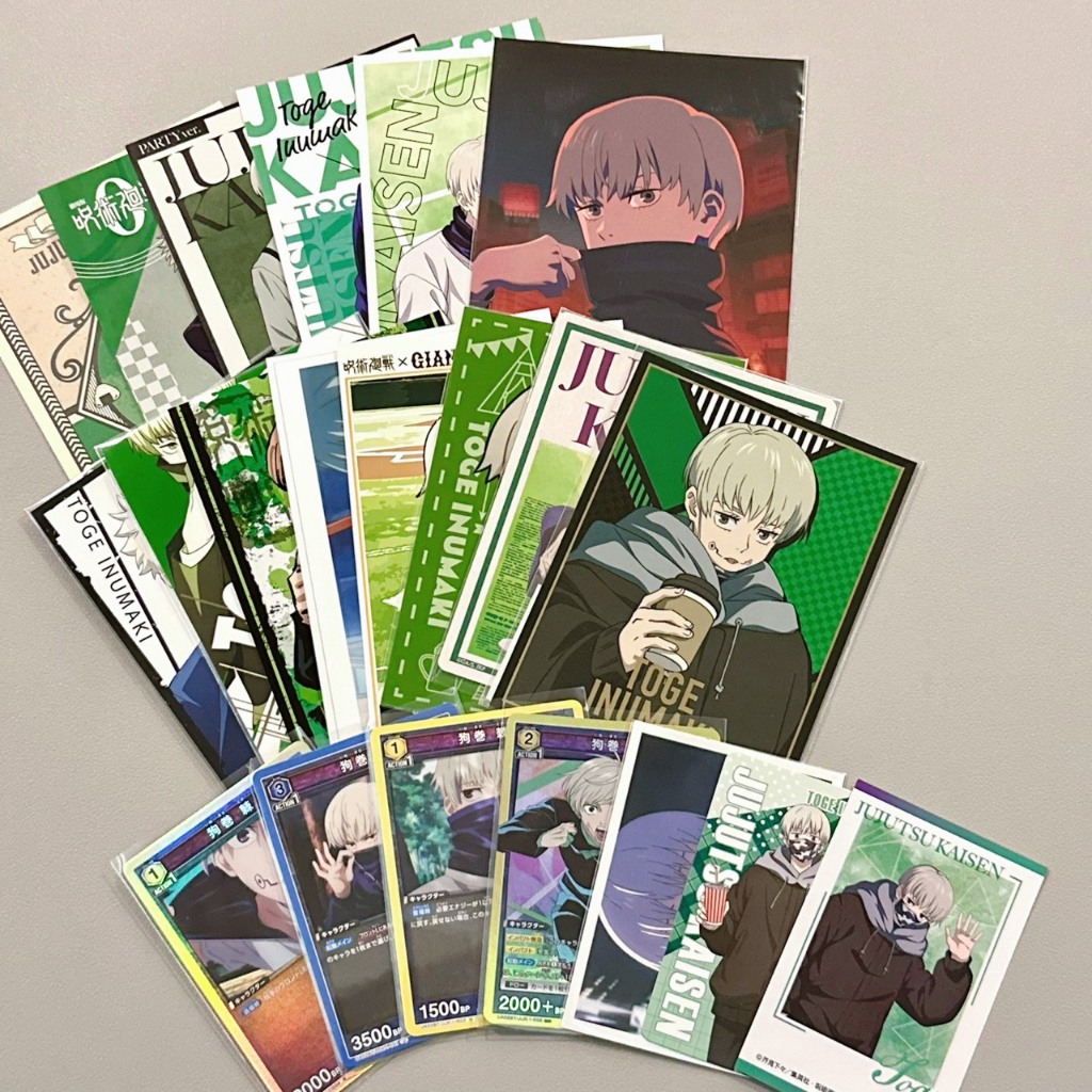 【狗卷】咒術迴戰 狗卷棘 日版周邊 特典卡片 明信片 杯墊 寫真卡 周邊 雜物 卡類 正版周邊