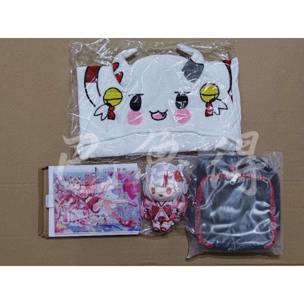 ［現貨］hololive 百鬼綾目 2024 誕生日 生日套組 壓克力板 娃娃 毛巾 側背包 隨身包