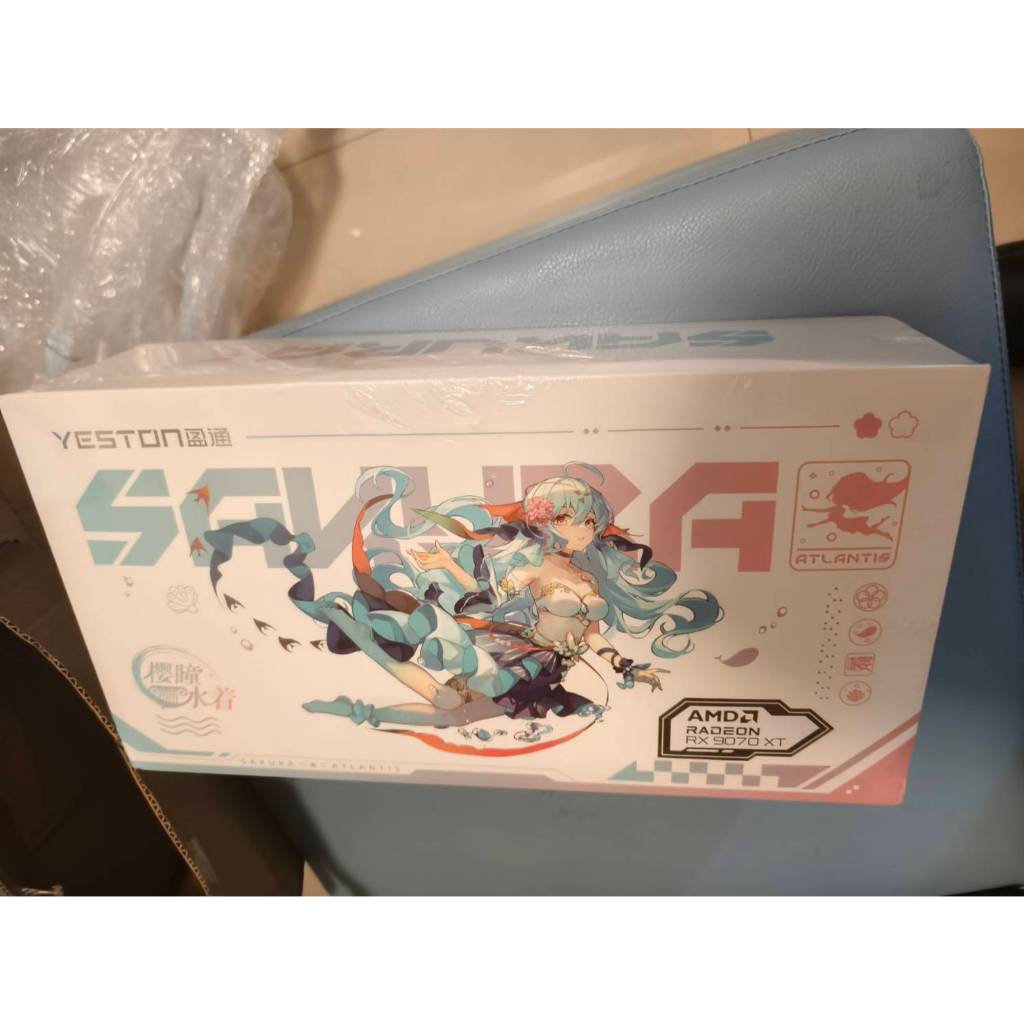 盈通 水著 AMD 9070XT 顯示卡