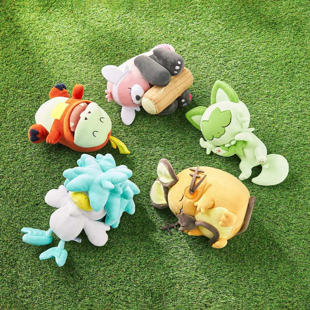【日本中心限定】現貨 日版 新葉喵 呆火鱷 潤水鴨 咚咚鼠 穿著熊 睡覺 布偶娃娃 寶可夢中心Pokémon Sleep