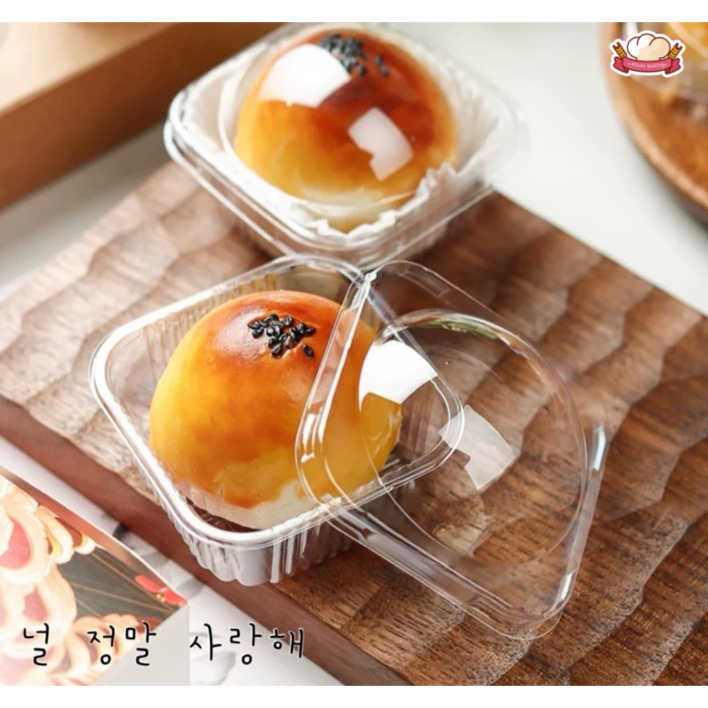 《50入》透明月餅盒 / 卡扣式包裝盒 / 蛋黃酥包裝盒 / 大福包裝盒 / 天地蓋月餅包裝盒