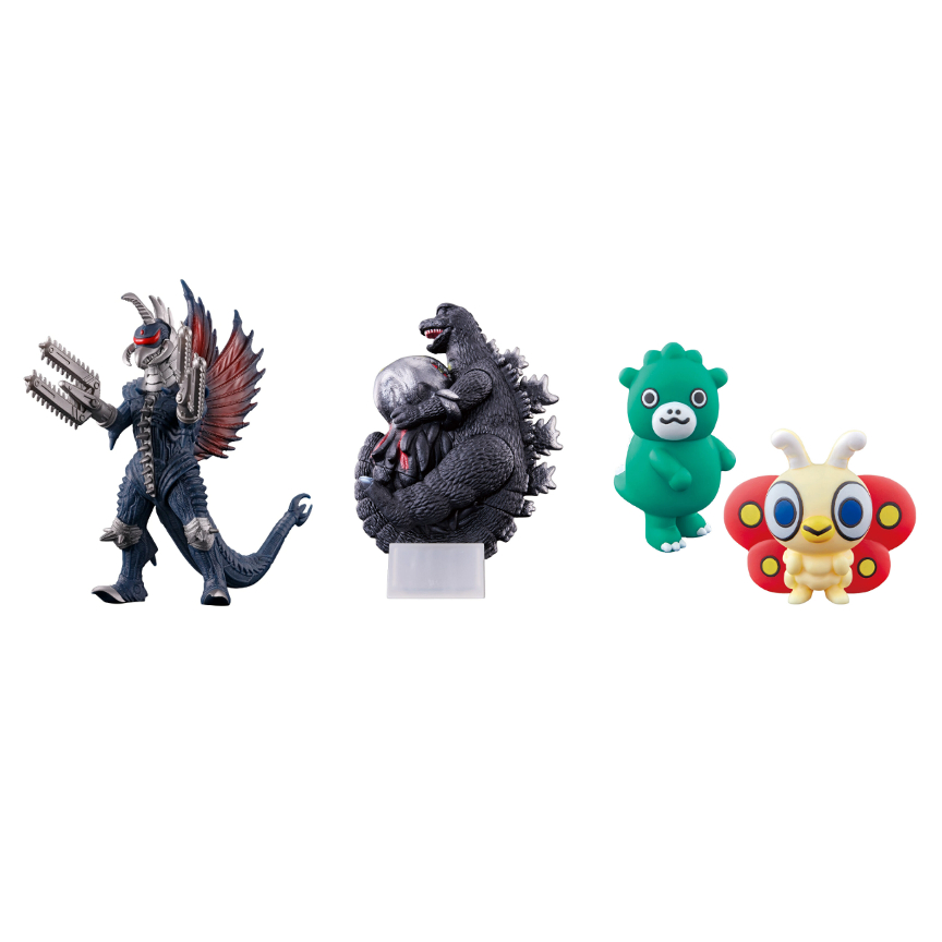 萬代正品 電影怪獸 MOVIE MONSTER系列軟膠 POSING哥吉拉1971 迷你哥吉拉摩斯拉 改造版蓋剛代理8月