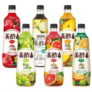 森吉百貨 韓國 CJ 美醋 果醋 葡萄醋 葡萄柚 青葡萄 石榴醋 橘子醋 水蜜桃醋 鳳梨 草莓 果醋 900ml 希傑