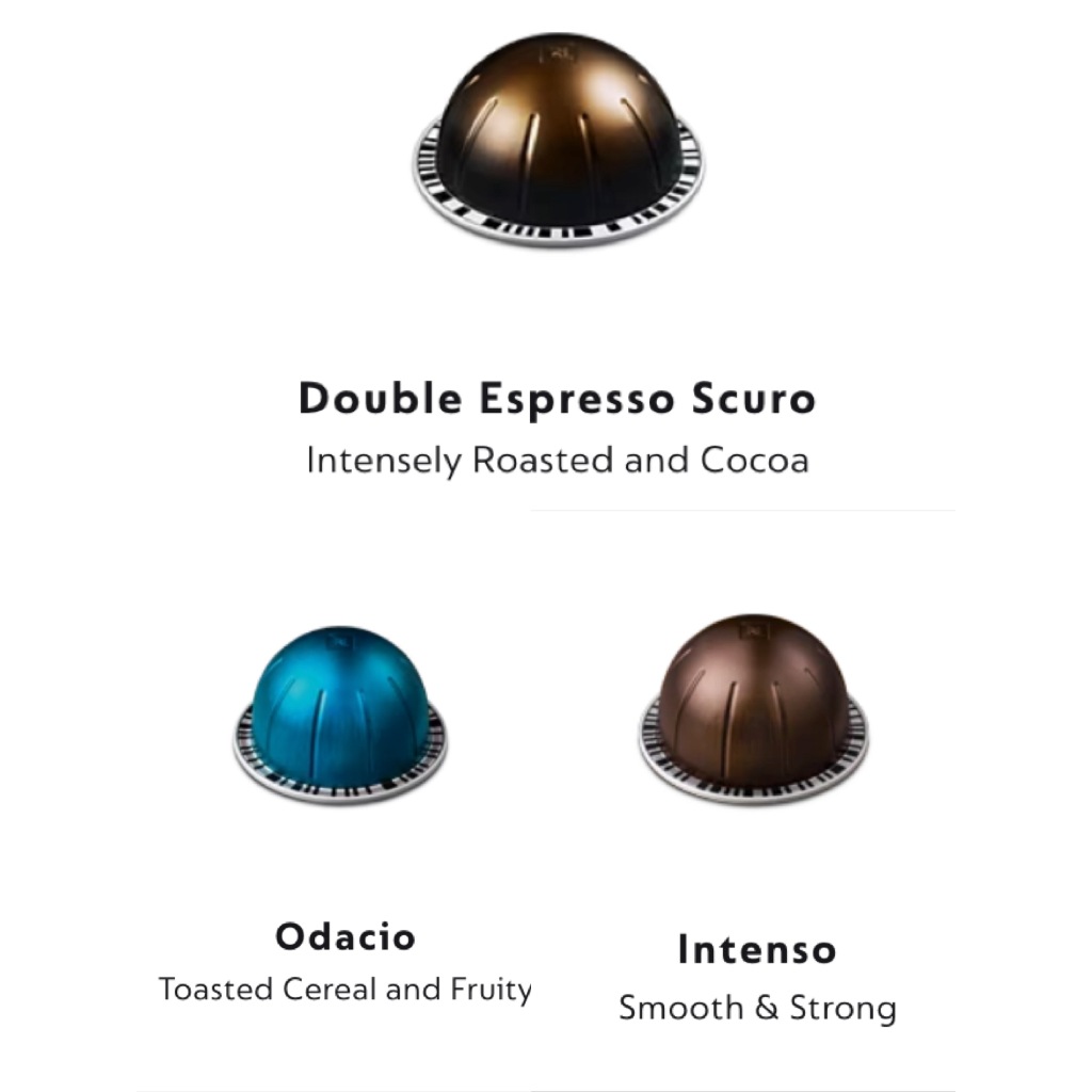 Nespresso Vertuo奧達奇歐 雙份濃縮 蘇克洛 印坦索 ODAICIO INTENSO SCURO膠囊咖啡
