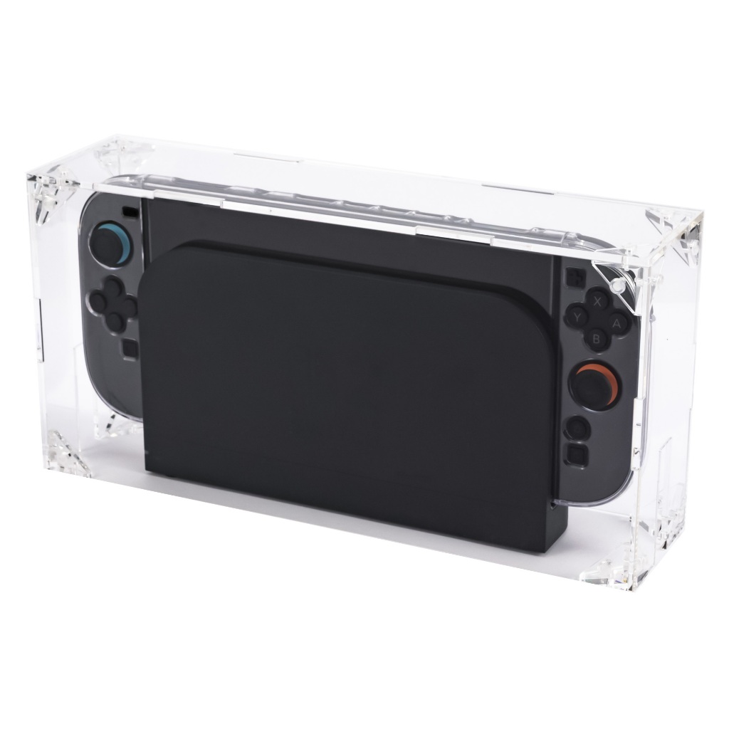 [ Switch2 防塵罩 ] Switch2 壓克力防塵罩 DIY組裝版 防塵罩 高清透明 預留側面線槽