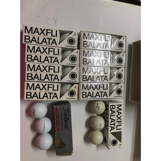 MAXFLI高爾夫球 日本製 全新收藏品 3顆1組