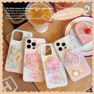 Twinko💗[CA2055]Ms LUTRA獨家聯名2✦寶寶蛋糕派對主題/高品質永不掉色IMD內層印刷手機殼/磁吸殼