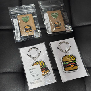 〖LIT-select〗Human Made x Shake Shack 鑰匙圈 別針