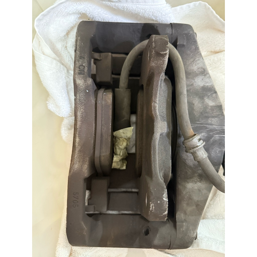 Saab 93 9-3 Hirsch 345煞車套件 卡鉗 背板 碟盤 來令片 二手美品