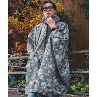 日本 KiU 405-517 叢林探險 第二代 成人日常斗篷雨衣 內側TPU防水膜 耐水壓10000mm H2O