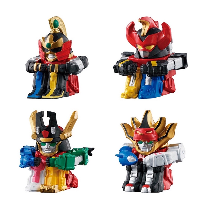 【日本 萬代 BANDAI】等待中超級戰隊機器人 扭蛋 公仔 玩具 大連王大獸神 豪快王 牙吠王