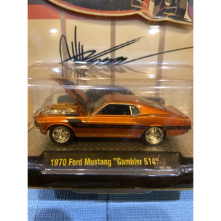 絕版老品1:64 福特野馬 Mustang Gambler 514 M2 模型 車模