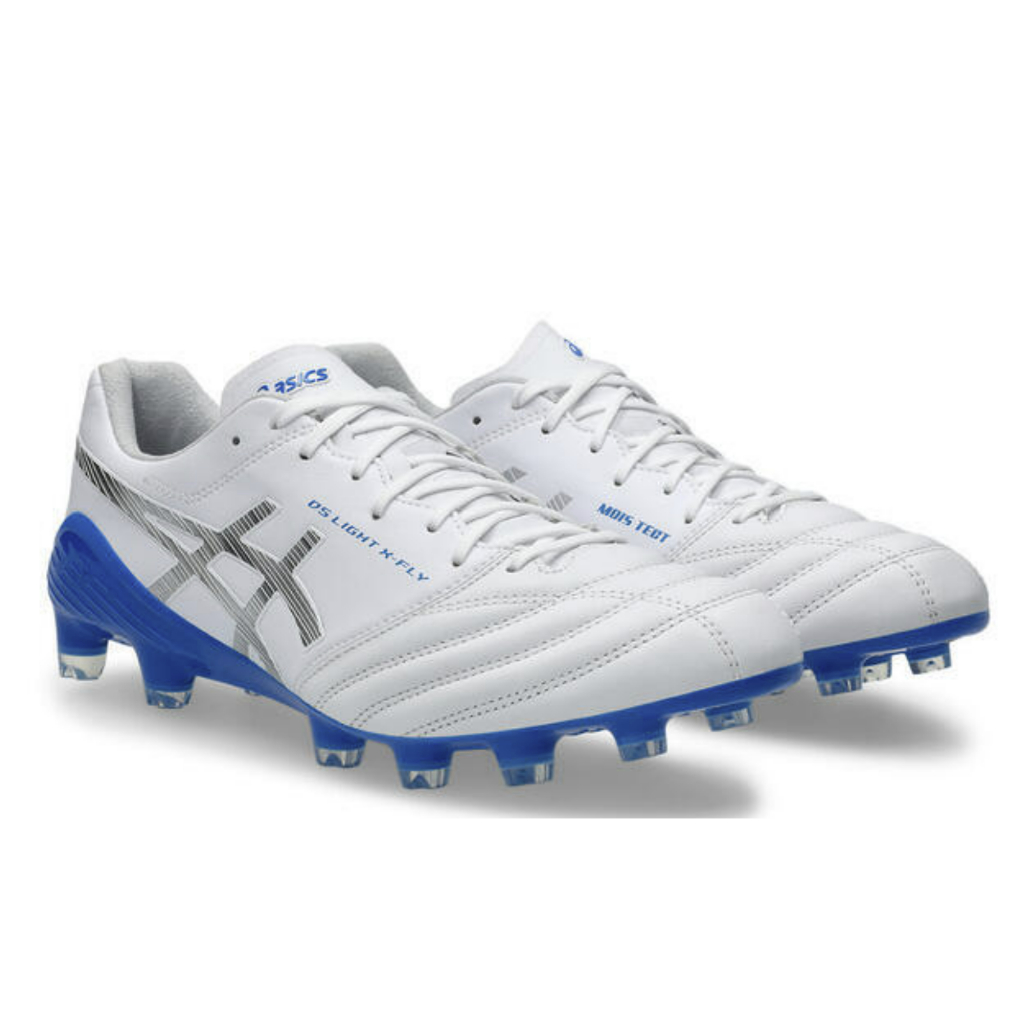 Asics Ds Light X-fly 5 男女 足球鞋 袋鼠皮 白 藍 1101A047-106 【S.E運動】