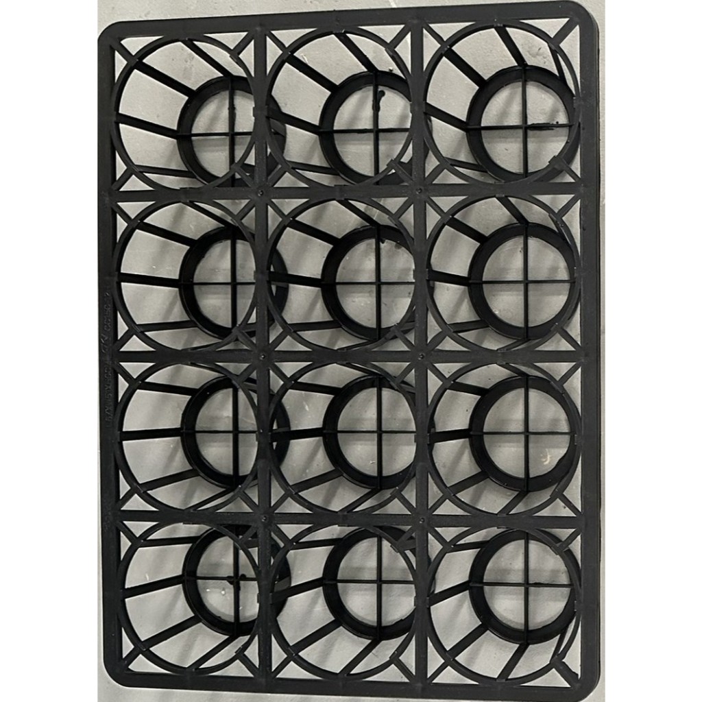 【瘋狂園藝】(CC150-12H) 12孔5吋端盤 適用5吋花盆 育苗 育苗盤 端盤