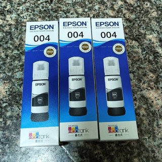 EPSON 墨水黑色 004 (保證正原廠)L3150/L5190/L3210/L3550/L3256/L5590