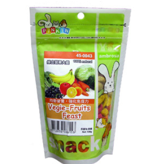 倉鼠美味健康零食PINKIN綜合蔬果大餐 美味甜甜圈 香蕉乾 黃金鼠 松鼠 小動物零食點心大餐 磨牙點心小鼠點心