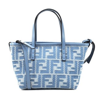 FENDI Roll 刺繡牛仔布迷你托特包(多色)｜100%原廠真品｜JS Maxx官方旗艦館