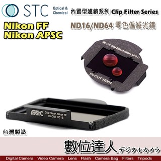 STC Clip Filter 內建型濾鏡 ND16 ND64 減光鏡 / 內崁式濾鏡 ND鏡 Nikon