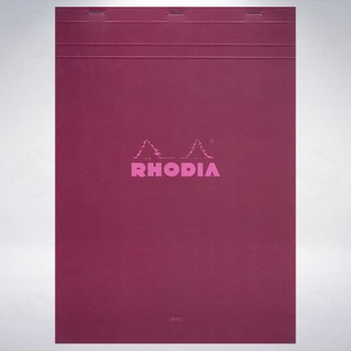 法國 RHODIA Head-Stapled Notepad A4 N18 上掀式筆記本: 李紫/Plum Purple