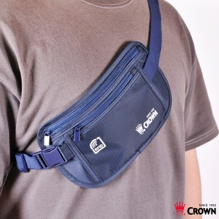 CROWN 皇冠 RFID阻隔旅行腰包