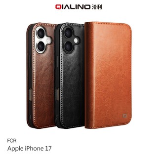QIALINO Apple 蘋果 iPhone Air、 iPhone 17 真皮經典皮套