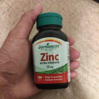 【Jamieson健美生】蝦皮獨家 現貨 代購 鋅 50mg 100錠大包裝 高劑量 加拿大原裝進口