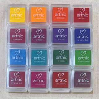 TSUKINEKO 月貓 artnic s 迷你印台 水溶性 顏料系 印泥 照片有色差 AS-11~26