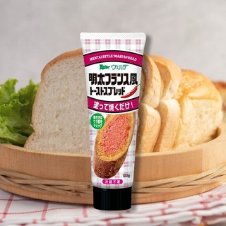 AOHATA 吐司抹醬 明太子風味 100g 果醬 抹醬 調味料 管狀 麵包 早餐 不沾手 【小三美日】D843309