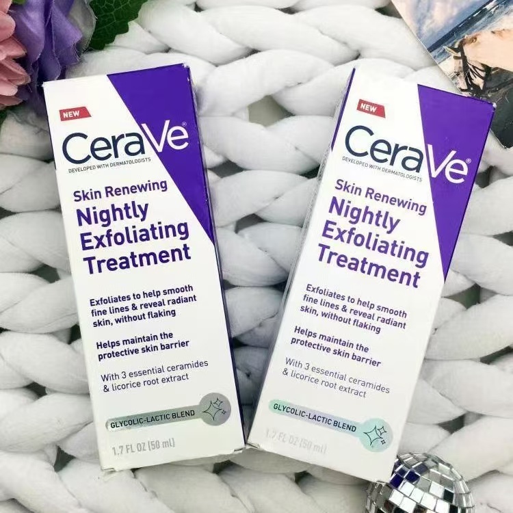 現貨🚀美國 CeraVe適樂膚 | AHA 溫和果酸 更新夜間護理精華 50ml 無香料