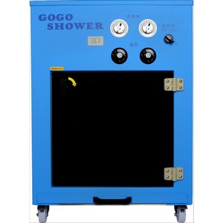 Gogoshower【中型雙馬達】除菌寵物烘毛箱 深海藍 柴犬、米克斯等中型犬適用--刷卡24期0利率